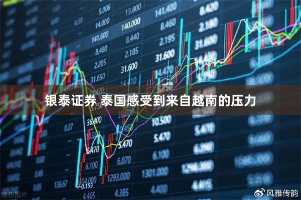 银泰证券 泰国感受到来自越南的压力